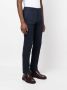 Incotex Geruite broek Blauw - Thumbnail 3