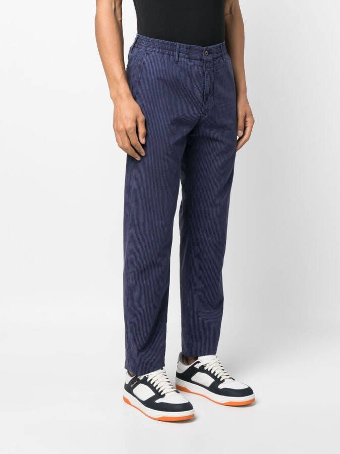 Incotex Gestreepte broek Blauw