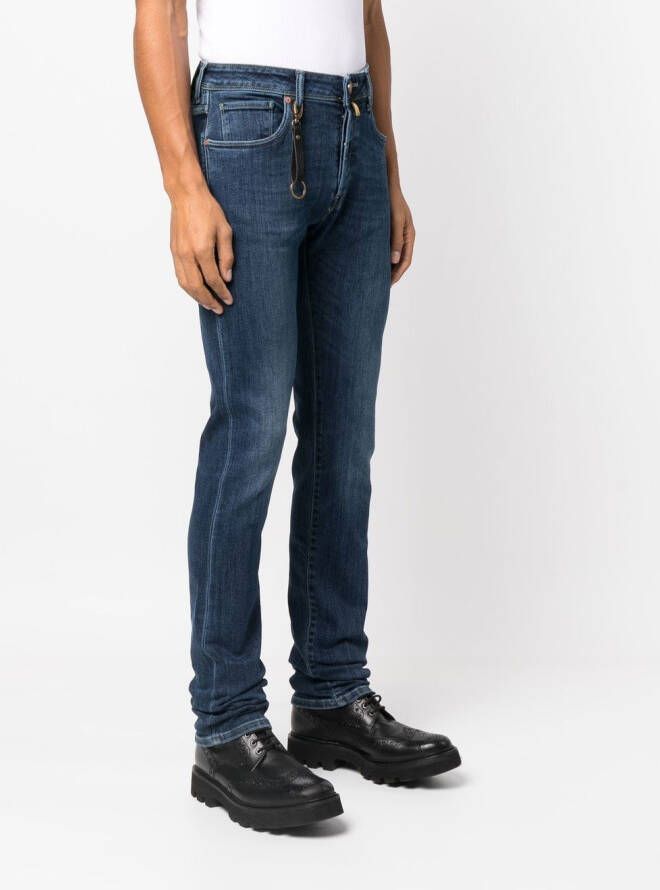 Incotex High waist jeans Blauw