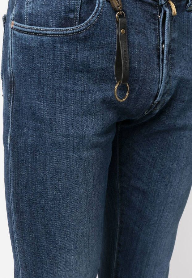 Incotex High waist jeans Blauw
