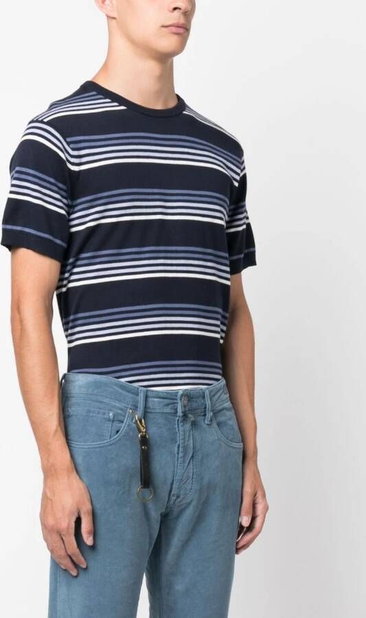 Incotex Jeans met toelopende pijpen Blauw