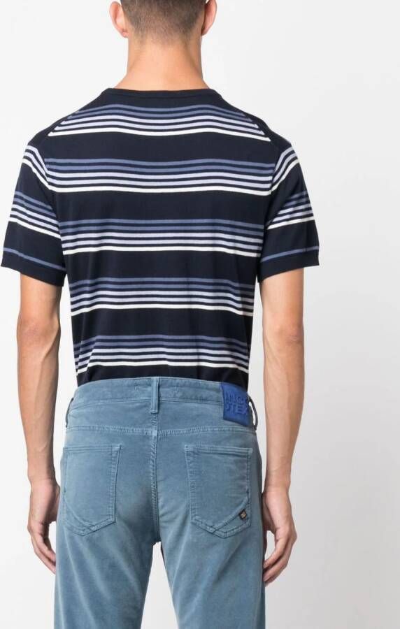Incotex Jeans met toelopende pijpen Blauw