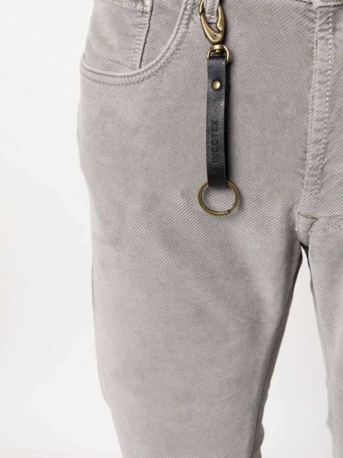 Incotex Jeans met toelopende pijpen Grijs