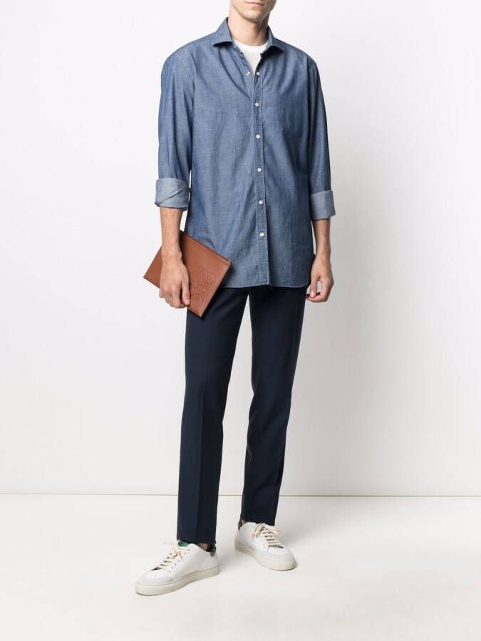 Incotex Katoenen pantalon Blauw