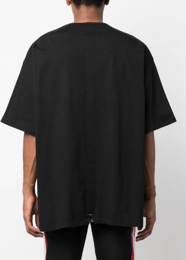 INCOTEX RED X FACETASM T-shirt met logopatch Zwart