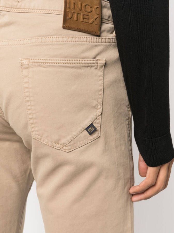 Incotex Straight jeans Beige