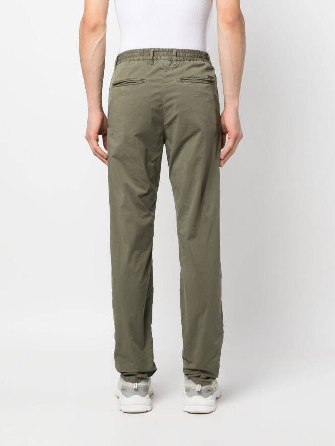 Incotex Ruimvallende broek Groen