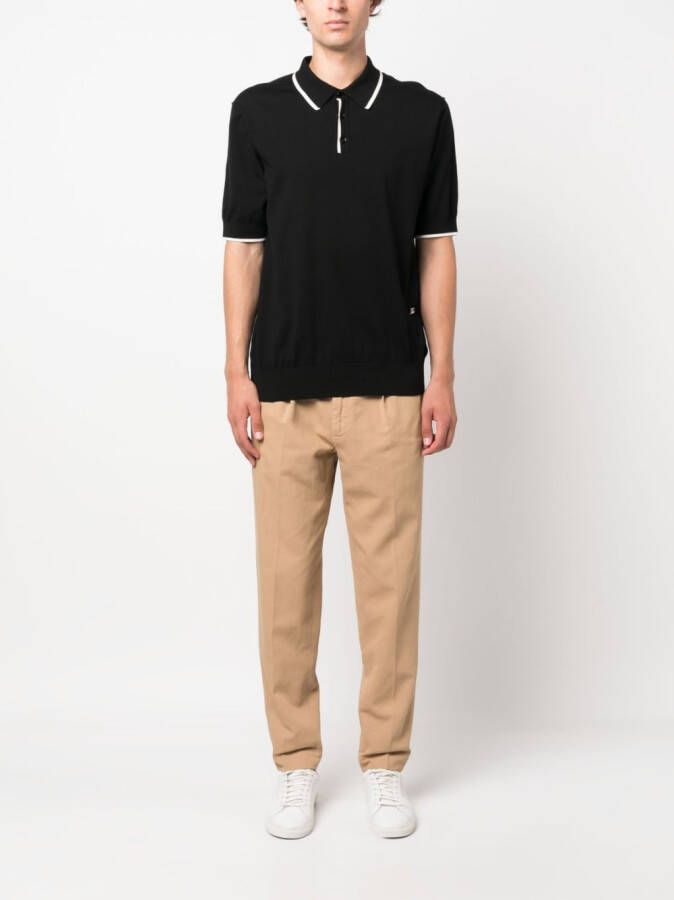 Incotex Broek met geplooid detail Beige