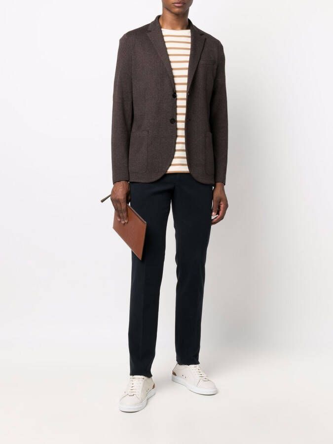Incotex Slim-fit chino Blauw