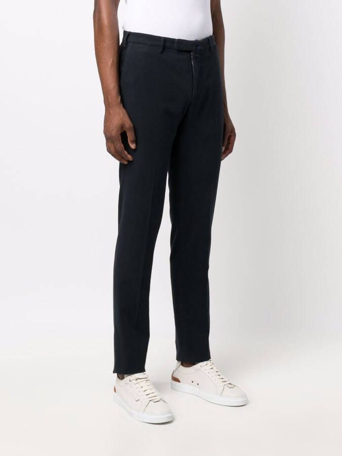 Incotex Slim-fit chino Blauw