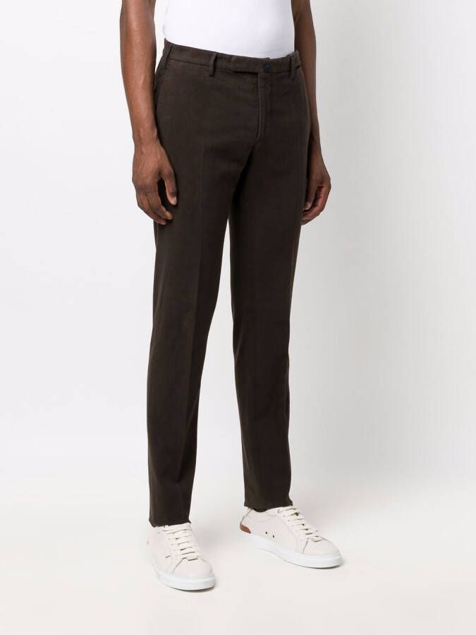 Incotex Slim-fit chino Bruin