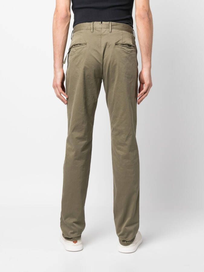 Incotex Slim-fit chino Groen