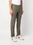 Incotex Straight broek met geborduurd logo Groen - Thumbnail 3