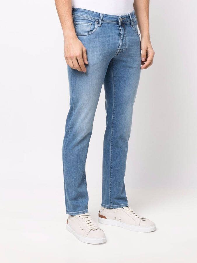 Incotex Slim-fit jeans Blauw