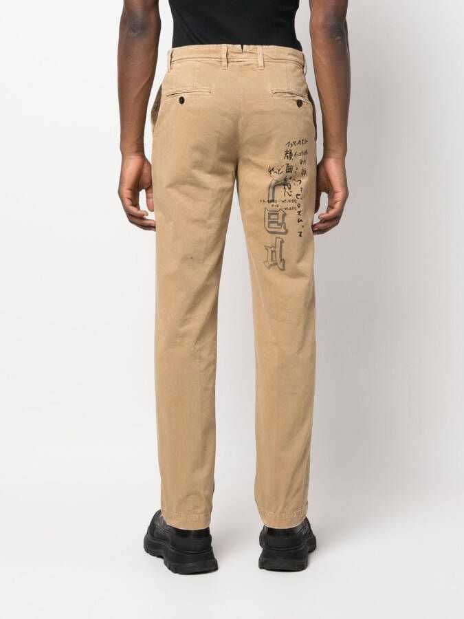 Incotex Straight broek Beige