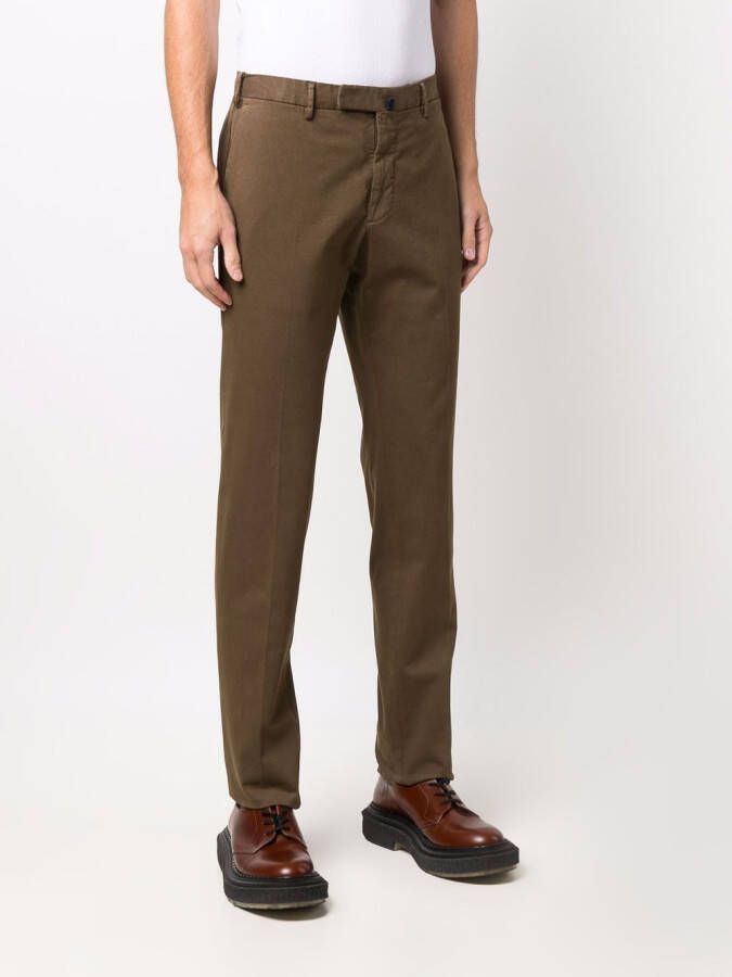 Incotex Straight broek Groen