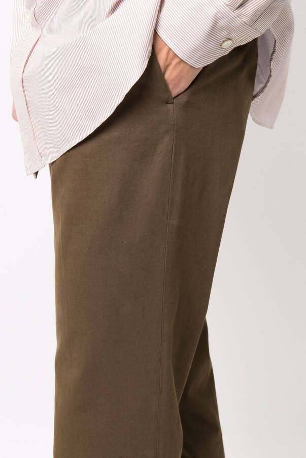 Incotex Straight broek Groen