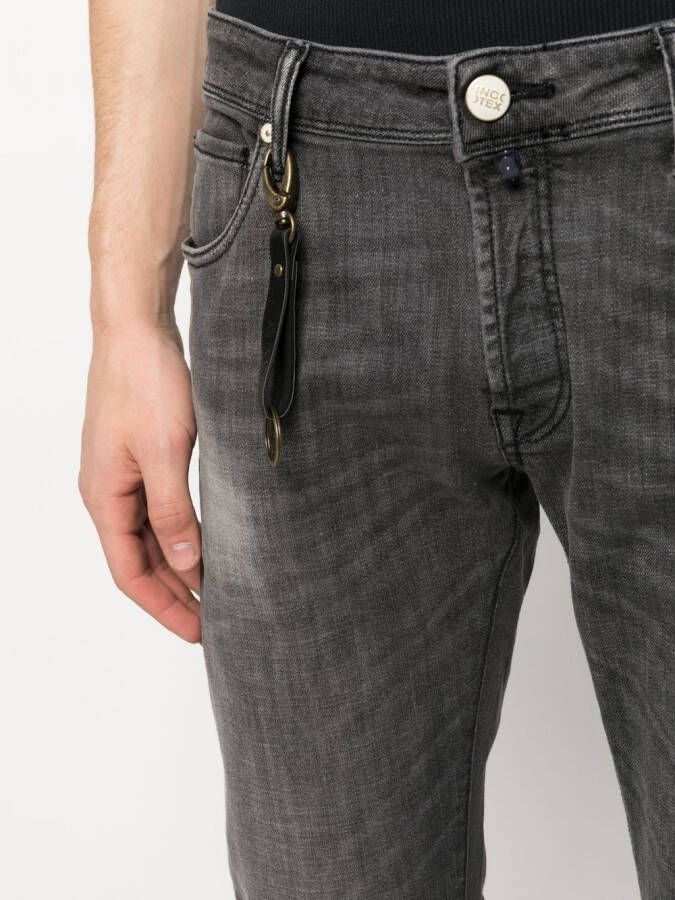 Incotex Straight jeans Grijs