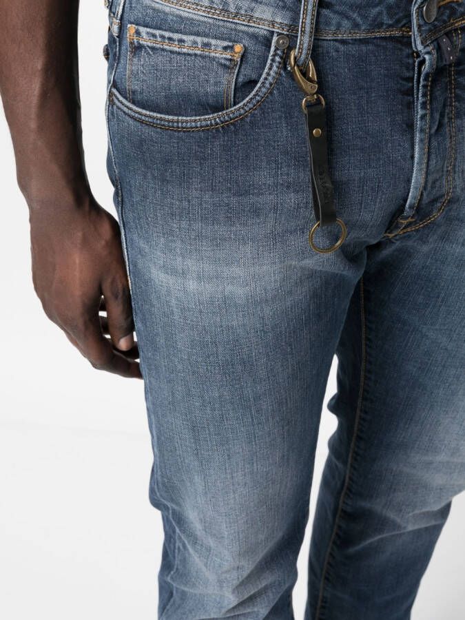 Incotex Straight jeans Blauw