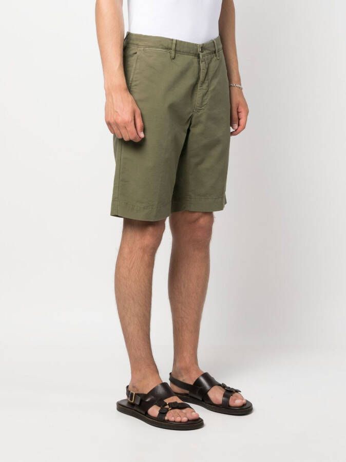 Incotex Straight shorts Groen