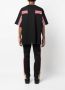 INCOTEX RED X FACETASM T-shirt met streepdetail Zwart - Thumbnail 4