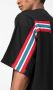 INCOTEX RED X FACETASM T-shirt met streepdetail Zwart - Thumbnail 5