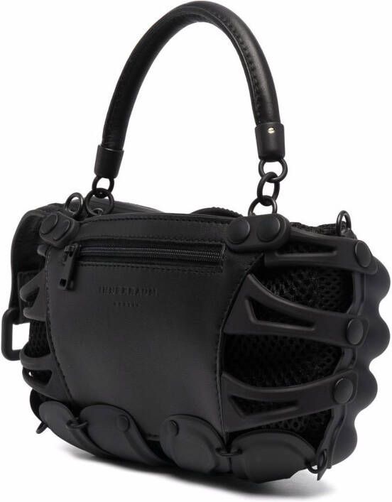 Innerraum Shopper met geometrische vlakken Zwart