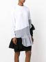 Ioana Ciolacu colour-block frill dress Wit - Thumbnail 3