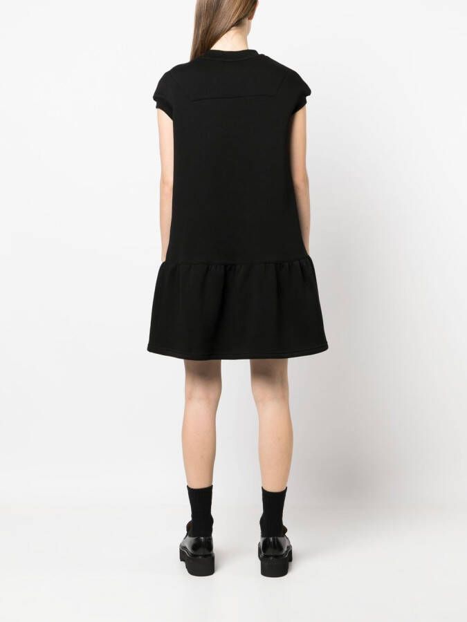 Ioana Ciolacu Mini-jurk met korte mouwen Zwart