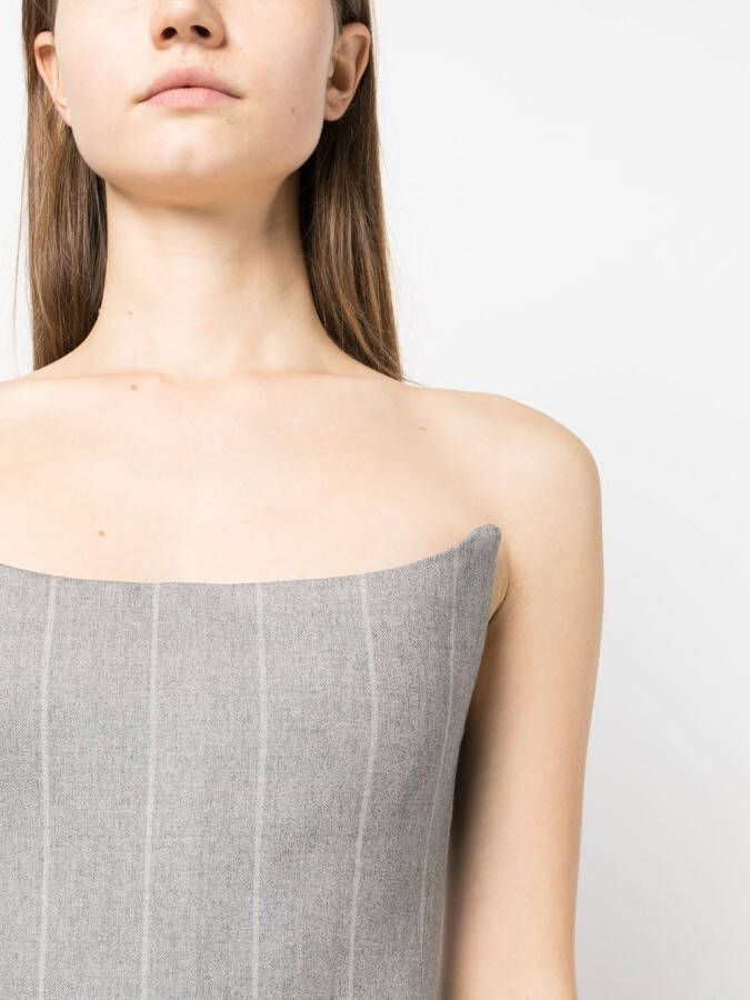 Ioana Ciolacu Off-shoulder top Grijs