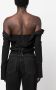Ioana Ciolacu Off-shoulder top Zwart - Thumbnail 4