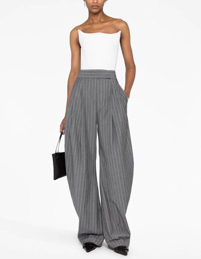 Ioana Ciolacu Mouwloze top Wit