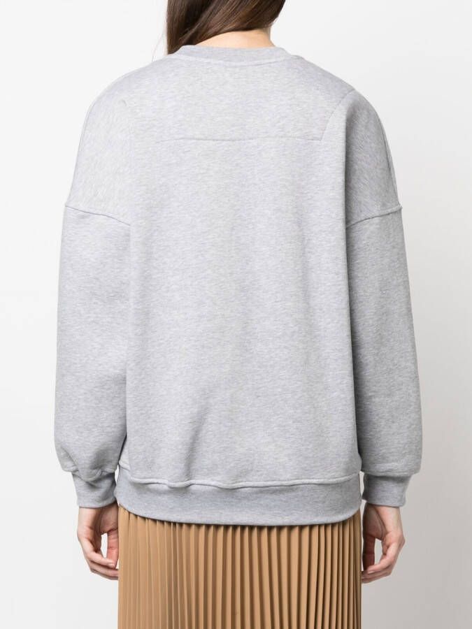 Ioana Ciolacu Sweater met grafische print Grijs