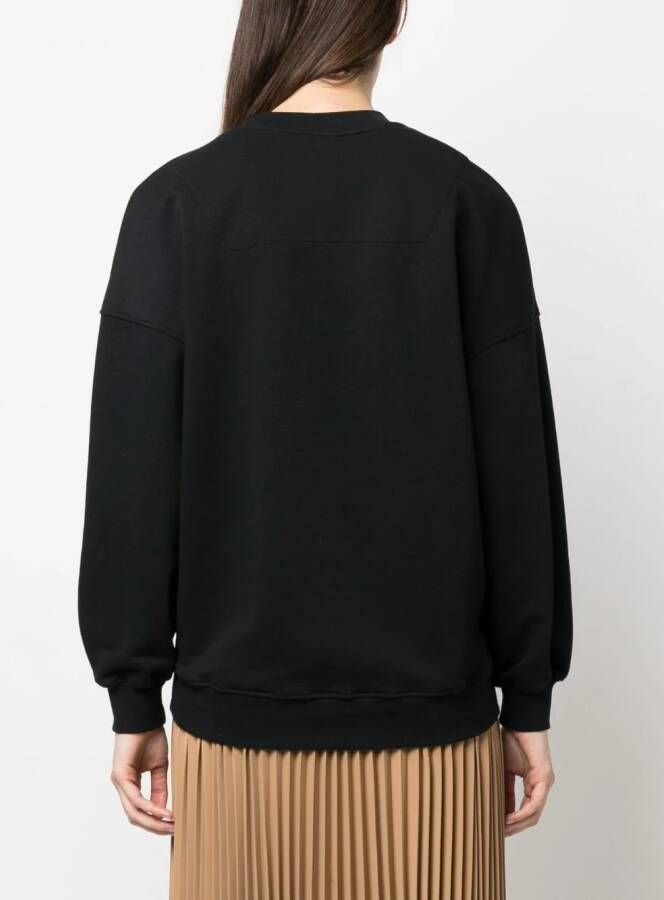 Ioana Ciolacu Sweater met grafische print Zwart