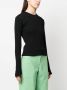 Ioana Ciolacu Sweater met open rug Zwart - Thumbnail 4