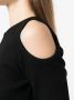 Ioana Ciolacu Top met open schouders Zwart - Thumbnail 5