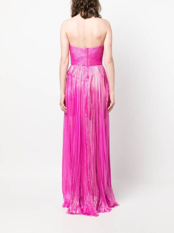 Iris Serban Strapless jurk Roze