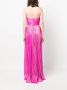 Iris Serban Strapless jurk Roze - Thumbnail 4