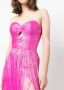 Iris Serban Strapless jurk Roze - Thumbnail 5