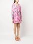 IRO Mini-jurk met abstracte print Roze - Thumbnail 3