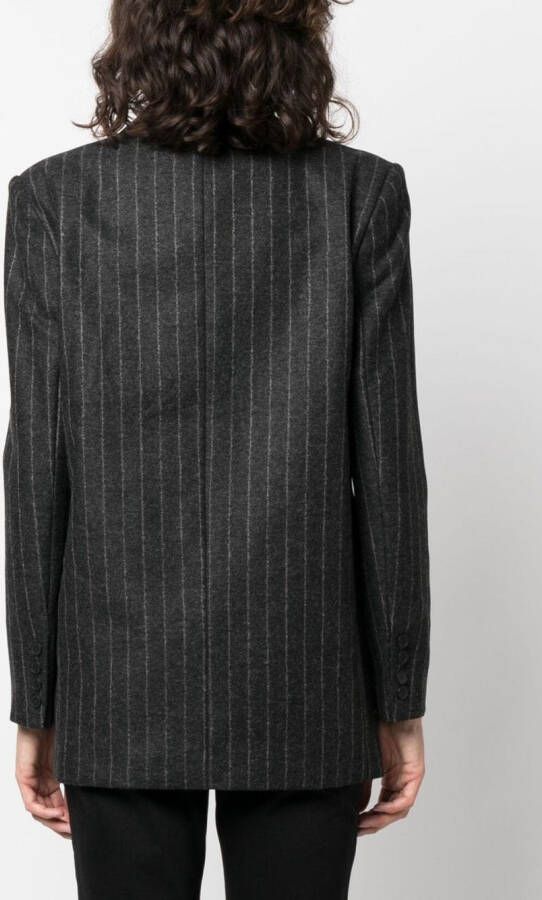 IRO Blazer met krijtstreep Grijs