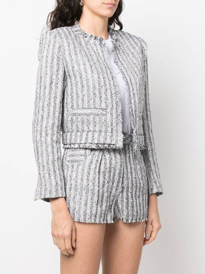 IRO Blazer met metallic-effect Zilver