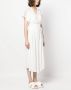 IRO Midi-jurk met gewikkelde voorkant Wit - Thumbnail 3