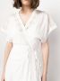 IRO Midi-jurk met gewikkelde voorkant Wit - Thumbnail 5