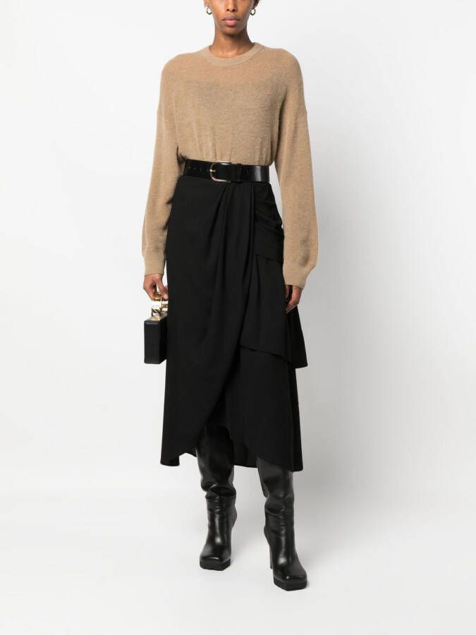 IRO Pullover met ronde hals Beige