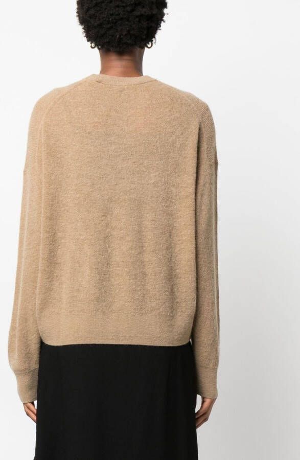 IRO Pullover met ronde hals Beige