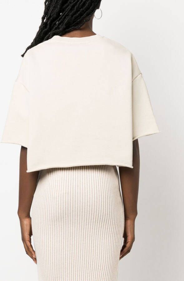 IRO Cropped T-shirt Beige
