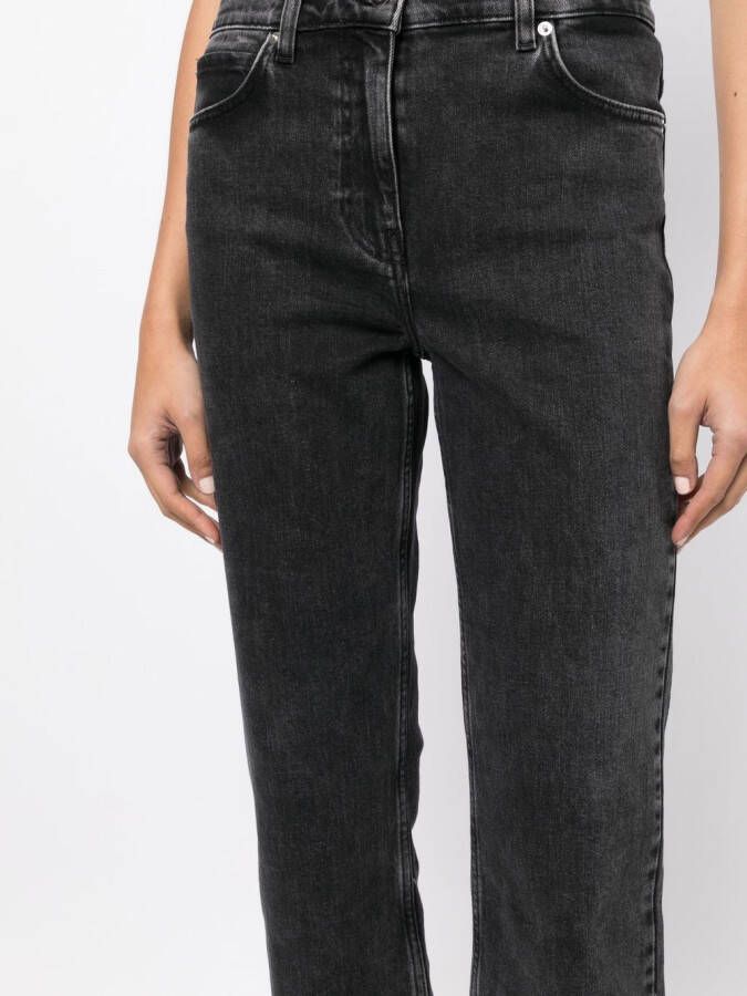 IRO Cropped jeans Zwart