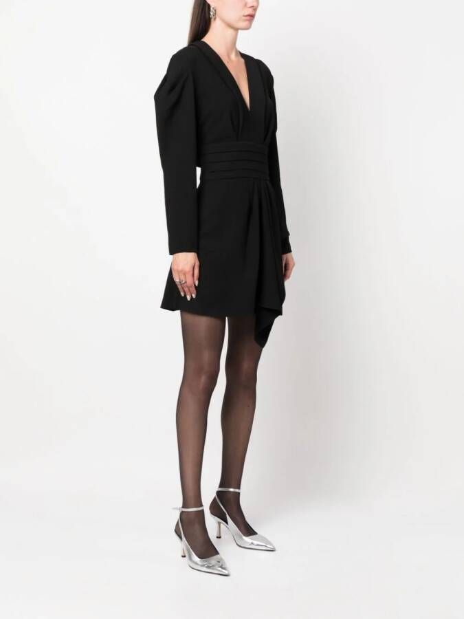 IRO Jimilia mini-jurk met V-hals Zwart