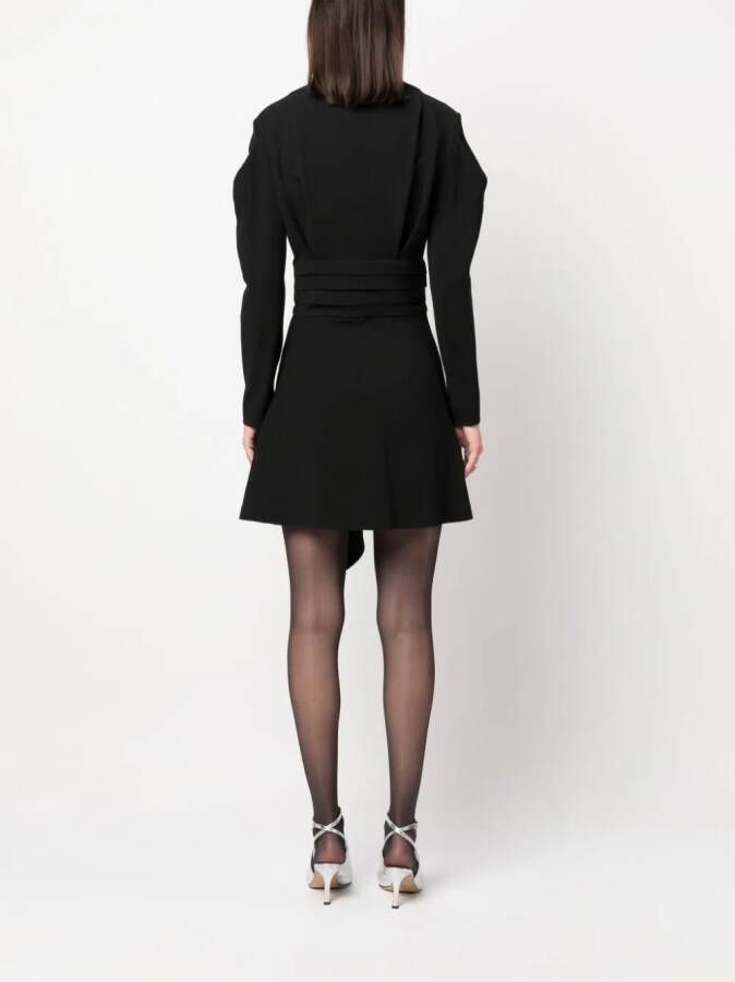 IRO Jimilia mini-jurk met V-hals Zwart